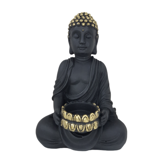 Resin Buddha Candle Holder